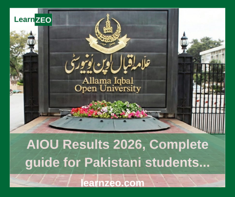 AIOU Result By Roll Number - Learnzeo