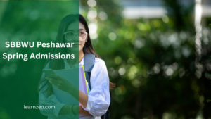 SBBWU Peshawar Spring Admissions