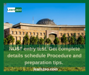 NUST Entry Test 2026