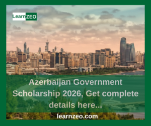 Azerbaijan Government Scholarship 2026