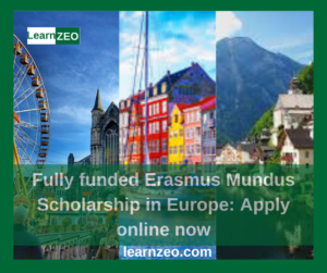 Erasmus Mundus Scholarship 2026