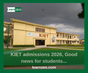 KIET admissions 2026