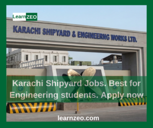 Karachi Shipyard Jobs