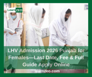 LHV Admission 2026