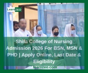 Nursing Admissions 2026