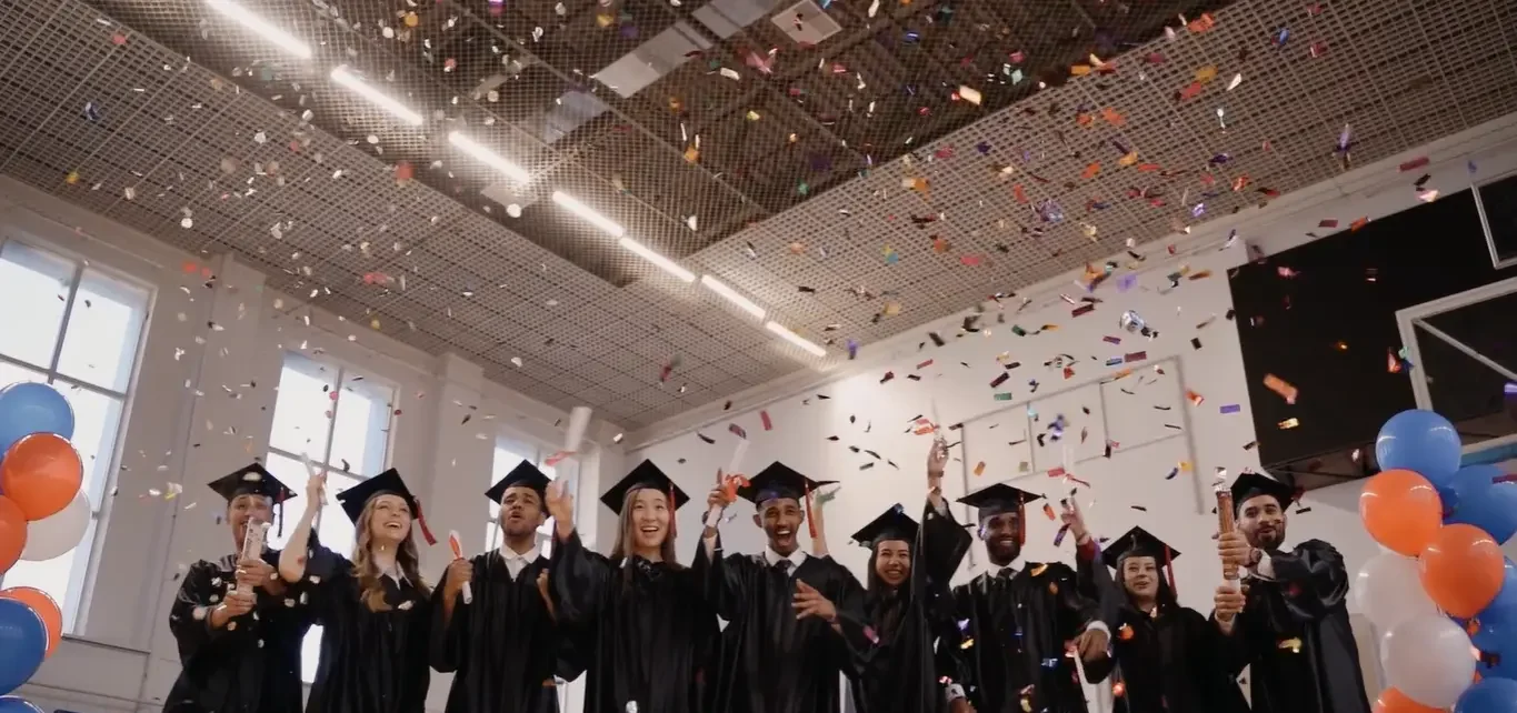 Students' celebration on achieving admissions, jobs and scholarship opportunities